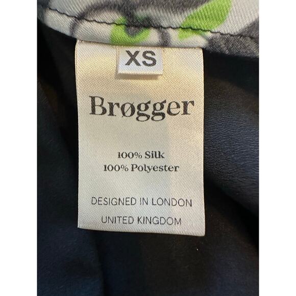 Brogger Ella Gown Silk Floral Maxi Dress Size XS - Picture 7 of 16